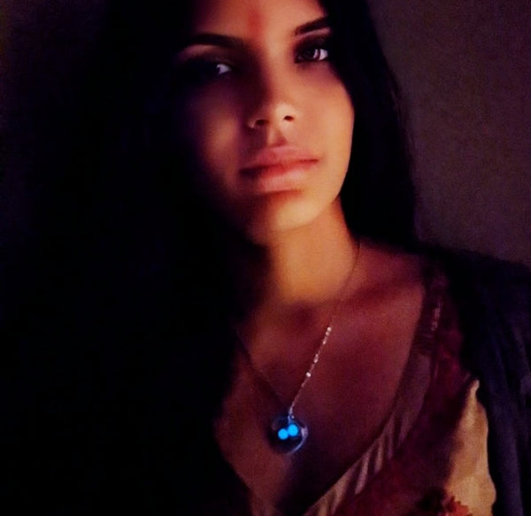 Immortal Love: Two souls in one heart pendant chain necklace