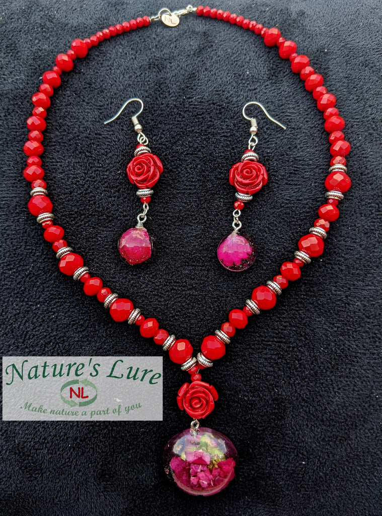 Whimsical Beaded Beads Necklace & Earrings – Leslie O'Neill Designs